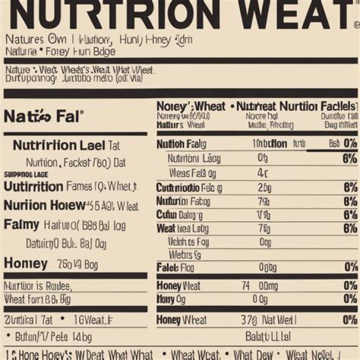 10 Nature'S Own Honey Wheat Nutrition Facts