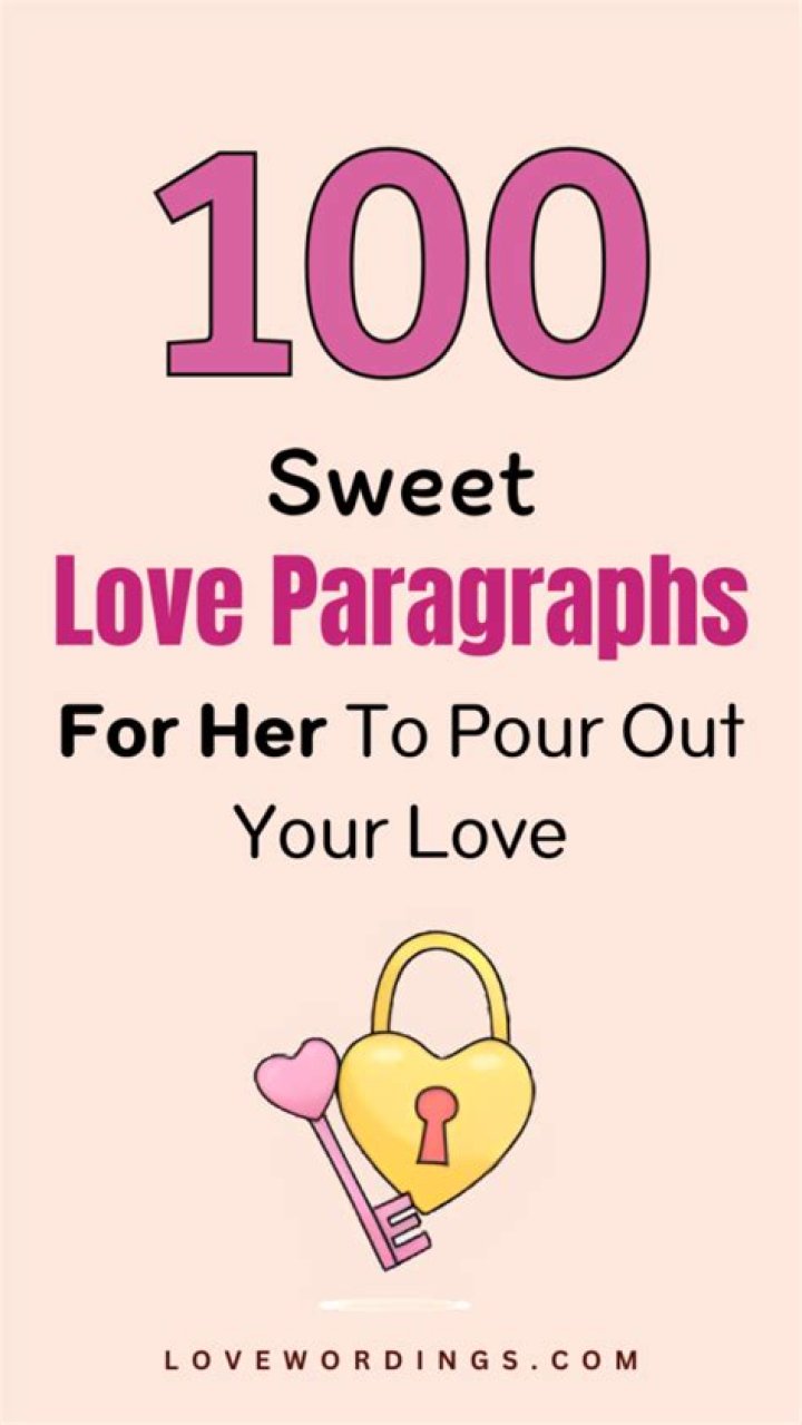 100 Sweet Love Paragraphs For Her