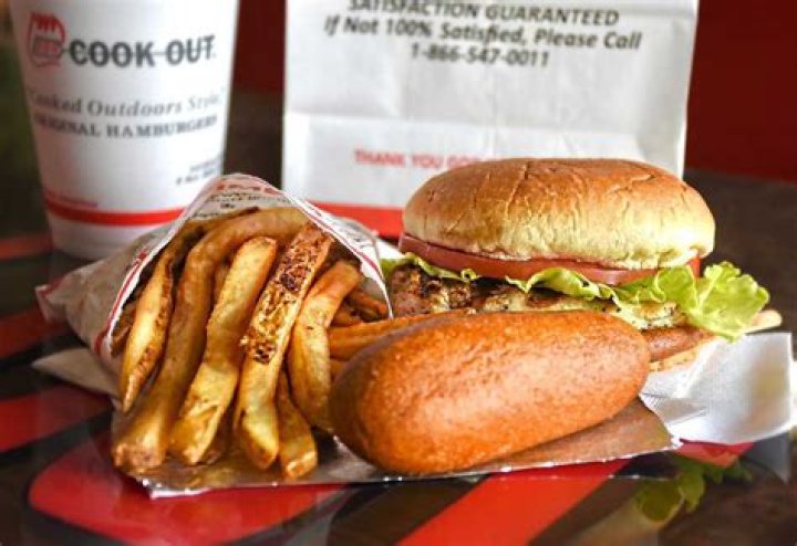 11 Cookout Fast Food Nutrition Facts