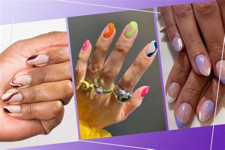 13 Squiggle Nail Art Looks to DIY