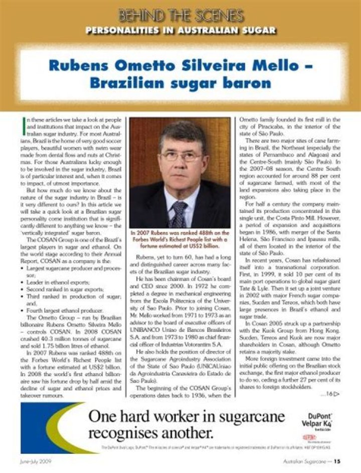 14 Astounding Facts About Rubens Ometto Silveira Mello