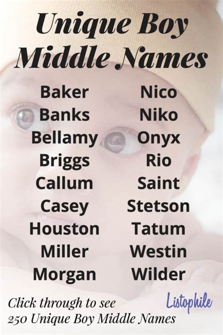 155 Unique Middle Names For Boys That Still Sound Familiar