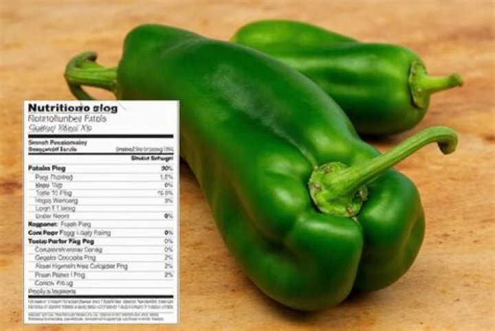 18 Poblano Pepper Nutrition Facts