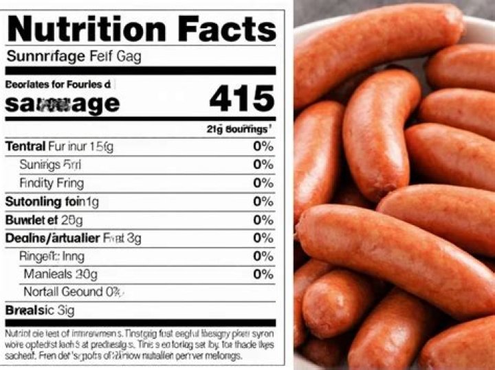 18 Sausage Patty Nutrition Facts