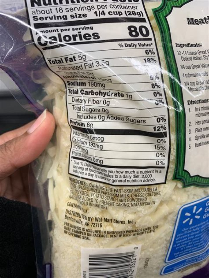 20 Boar'S Head Cheese Nutrition Facts