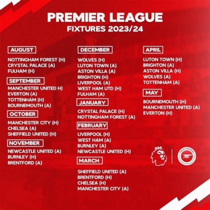 2023-24 CDR Fixtures - The Athletic