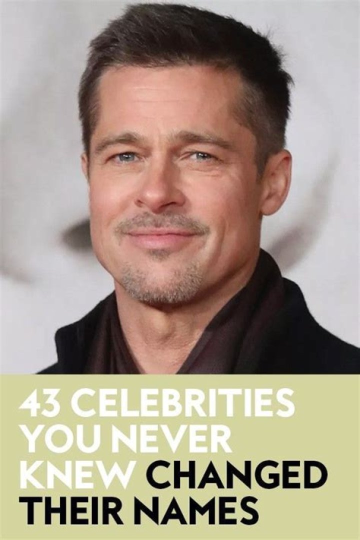 43 Celebrities You Never Knew Changed Their Names