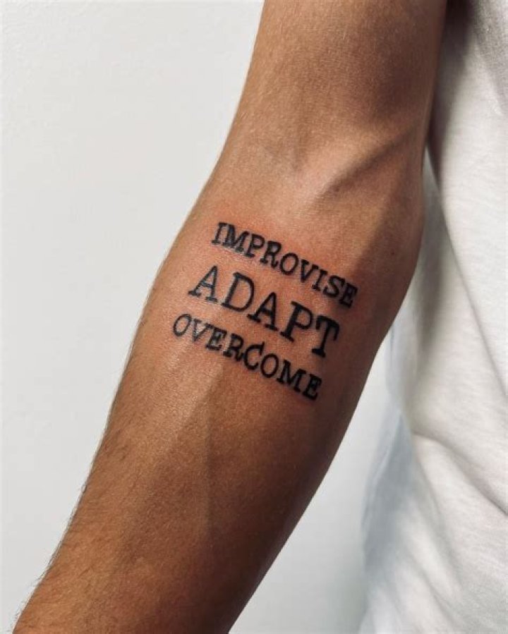 44 Quote Tattoo Photos & Meanings