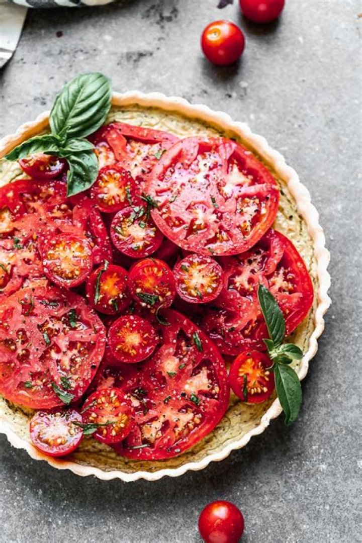 5-Ingredient Roasted Tomato Tart | Recipe