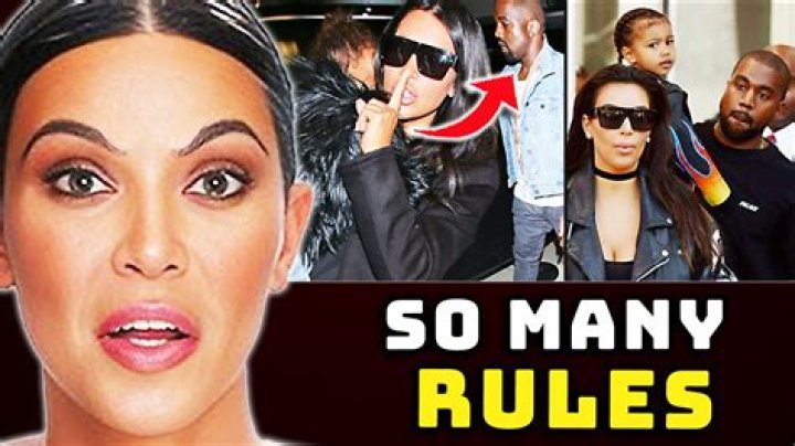 8 Strict Rules Kim Kardashian Makes Kanye West Follow If He Wants To See His Kids
