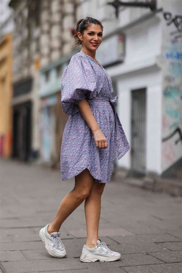 A Dress and Sneakers Combo Is the Best 2-Piece Outfit for Spring