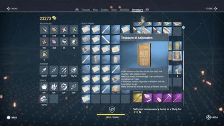 AC Origins Treasure of Akhenaten Location & Puzzle Solution