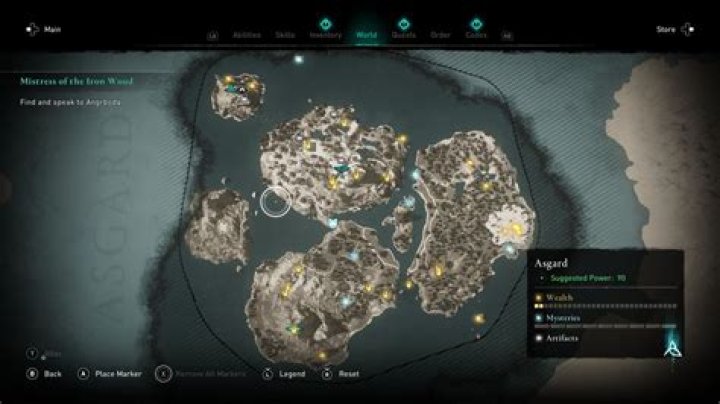 AC Valhalla Map Size