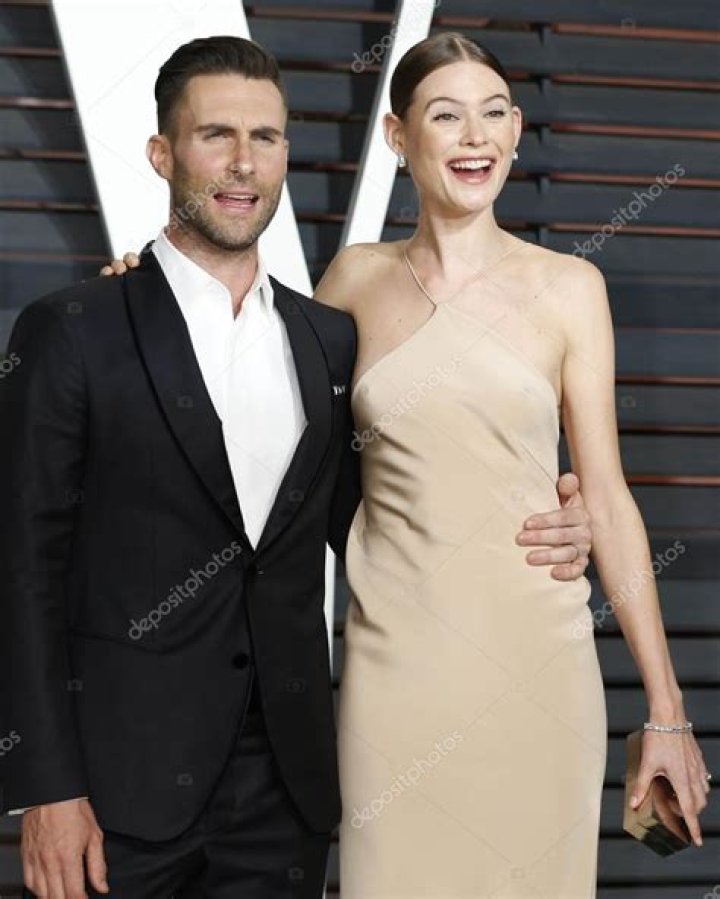 Adam Levine and Arielle Vandenberg