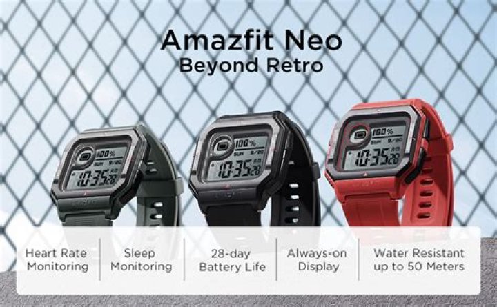 Amazfit Neo is a $40 smartwatch with a retro design, 28-day battery life