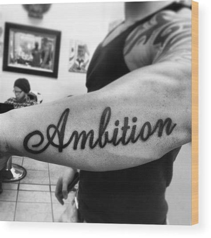 Ambition Tattoo Photos & Meanings