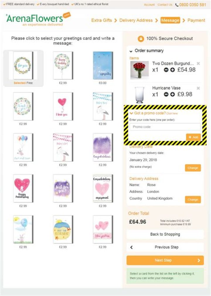 Arena Flowers Discount Code - 25% Off in January 2024