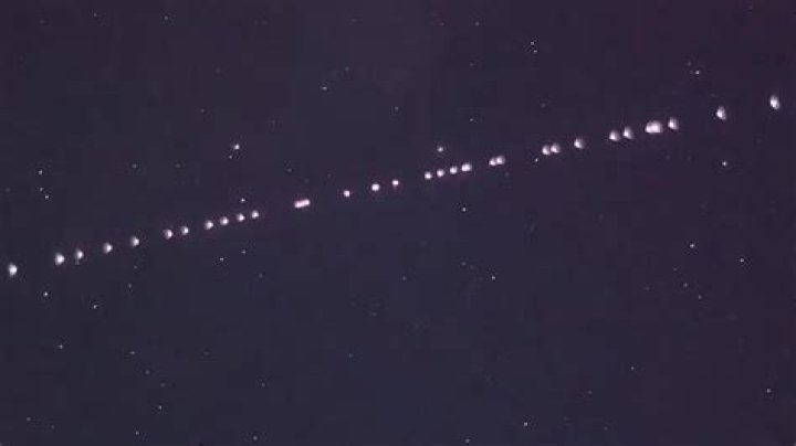 así es el fenómeno de los satélites Starlink