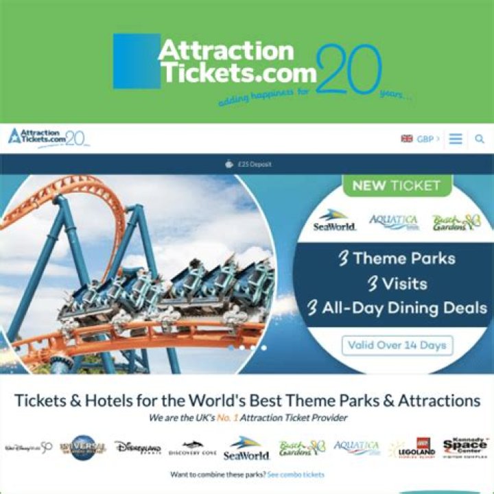 AttractionTickets.com Discount Code: 46% Off in January