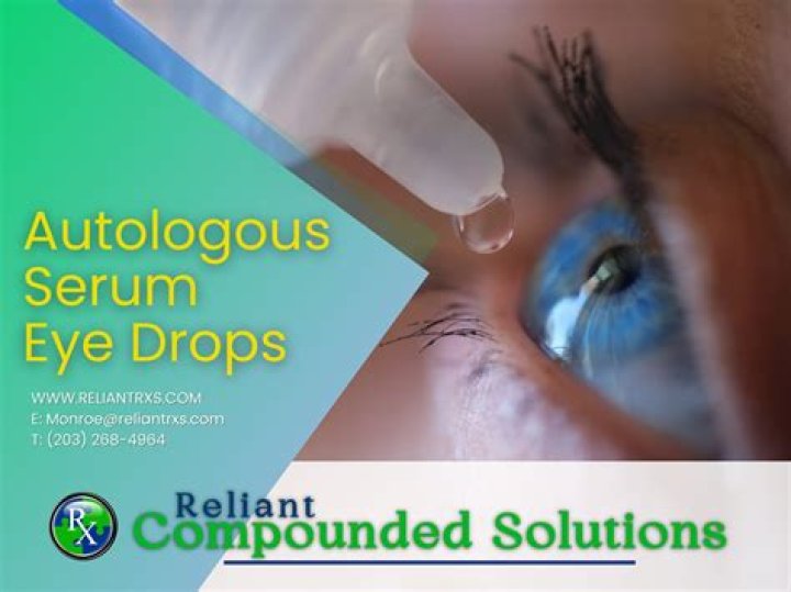 Autologous Serum Eye Drops for Dry Eye