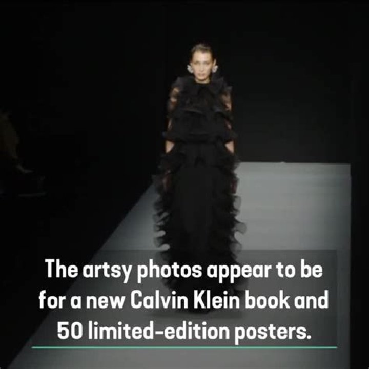 Bella Hadid Wore a Belt as a Bra in Her New Calvin Klein Campaign