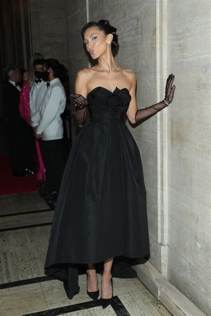 Bella Hadid Wore Nipple Pasties and Sheer Stockings to the 2022 Met Gala After-Party