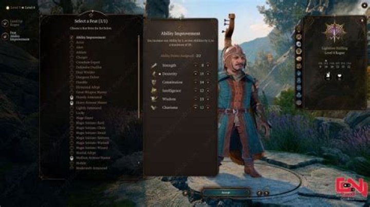 BG3 Best Rogue Feats Level 4