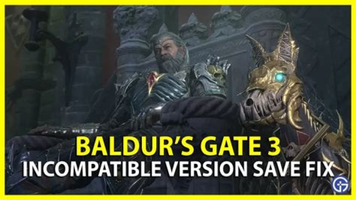 BG3 Incompatible Version Save Error