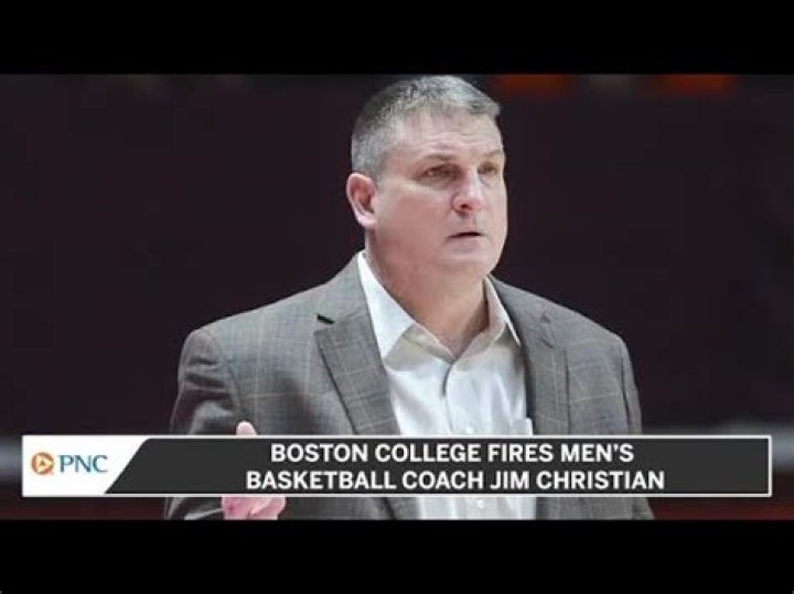 Boston College fires men’s basketball coach Jim Christian