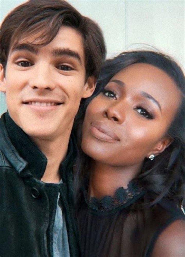 Brenton Thwaites and Anna Diop