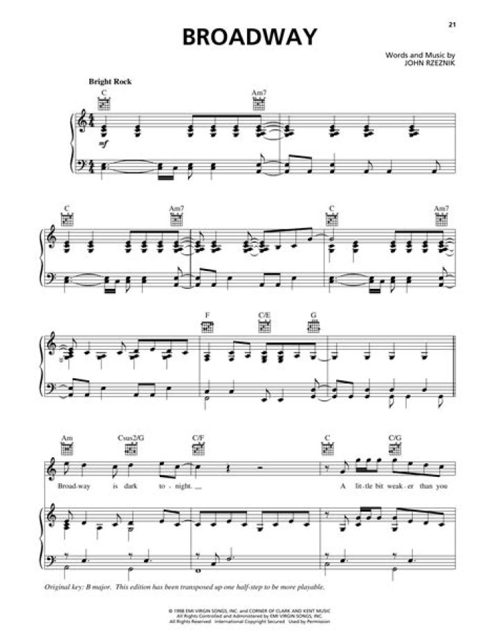 “Broadway” by Goo Goo Dolls
