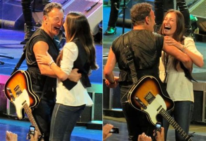 Bruce Springsteen Brings Daughter Jessica to Late Night Show