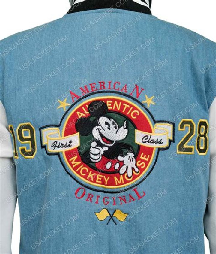 Camila Cabello’s Denim Varsity Jacket Included a Tribute to Mickey Mouse