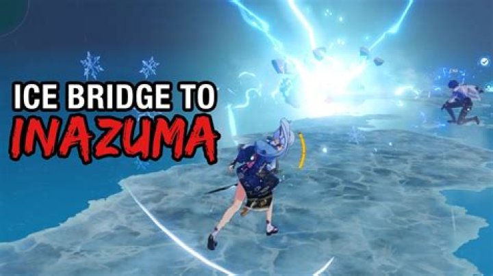 Can I ice bridge to Inazuma?