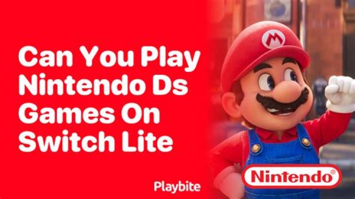 Can I play DS games on Switch Lite?