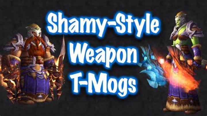 Can shamans Transmog swords?