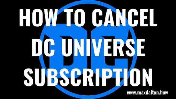 Can you cancel DC Universe subscription after free trial?