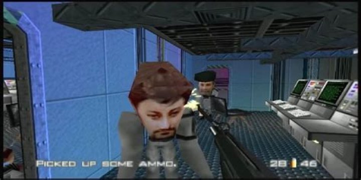 Can you crouch in Goldeneye n64?