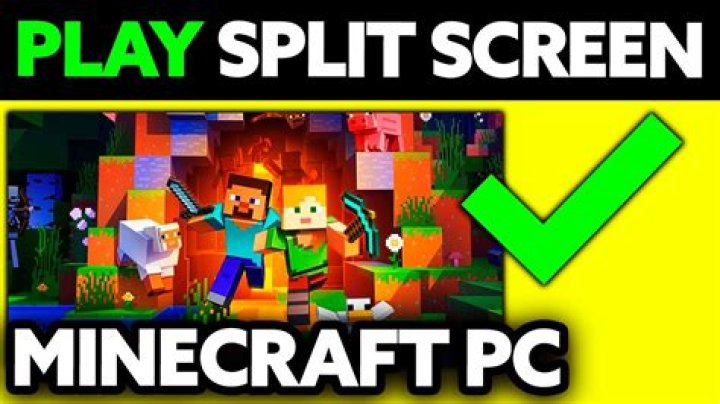 Can you play split screen on Minecraft?