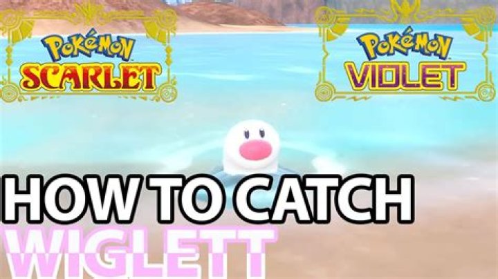 Catch Wiglett Pokemon Scarlet and Violet
