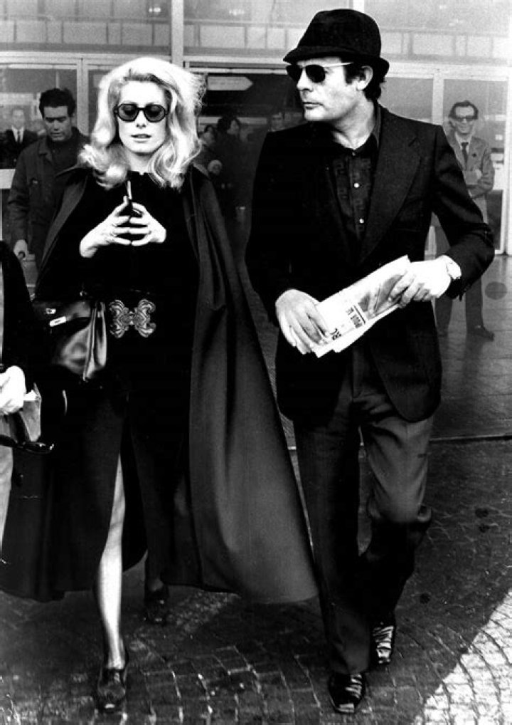 Catherine Deneuve and Marcello Mastroianni