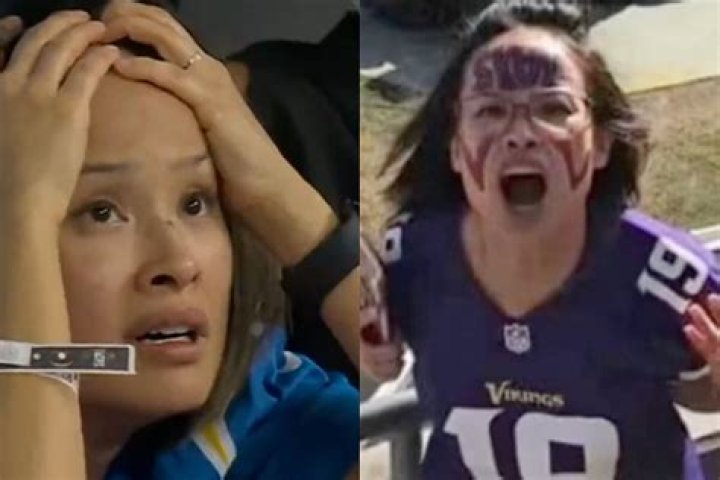 Chargers' super fan admits she's also a Vikings fan, disputes paid actor claims