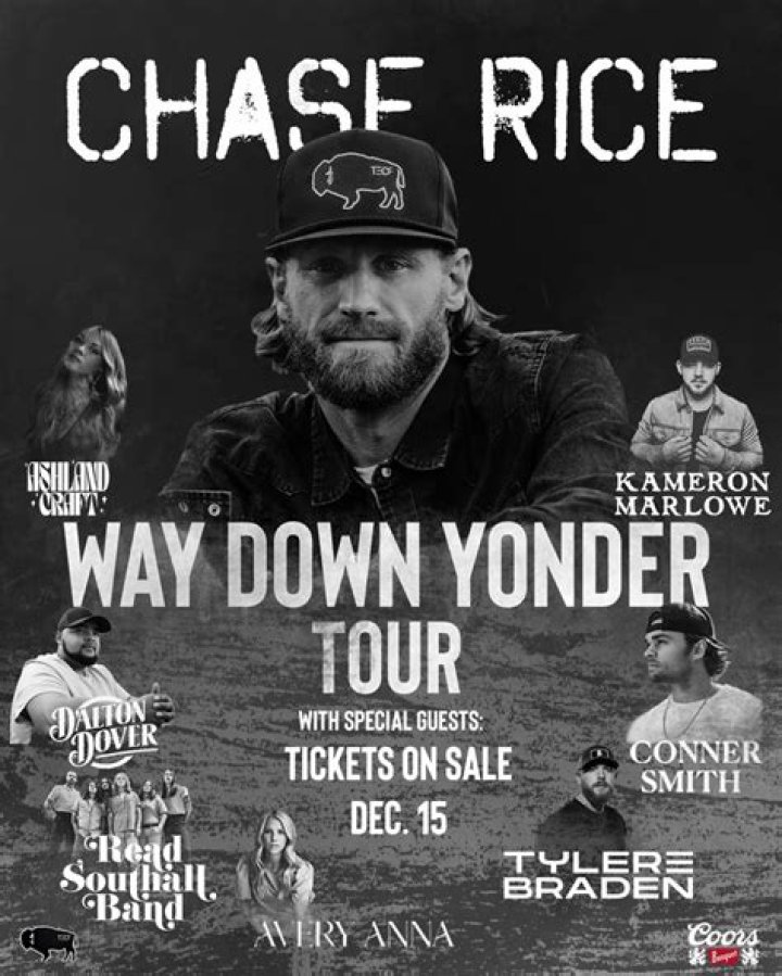 Chase Rice Will Showcase New Album with 2023 Way Down Yonder Tour