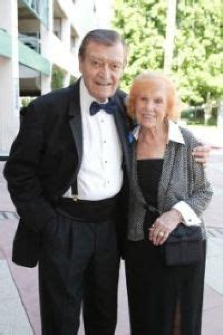 Chick Hearn and Marge Jeffers