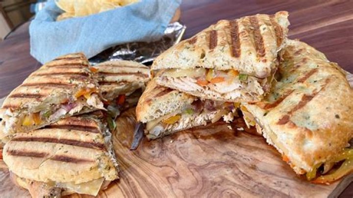 Chicken Panini or Pressed Phillies with Fontina | Rachael Ray | Recipe
