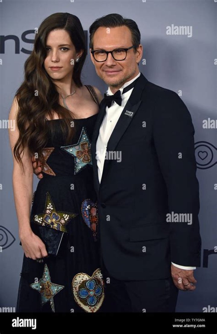 Christian Slater and Brittany Lopez