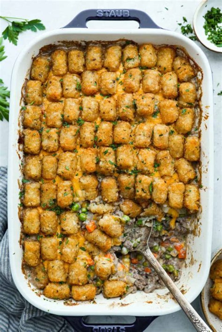 Classic Tot Hotdish | Tater Tot Casserole with Ground Beef | Molly Yeh | Recipe