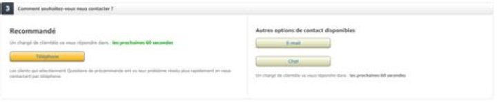 Comment envoyer un mail à amazon service client?