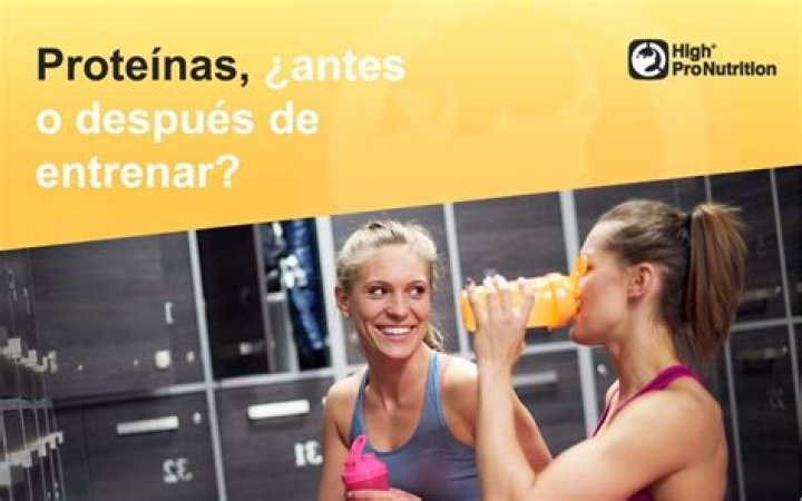¿Cuándo hay que tomar proteínas? Antes o después de entrenar