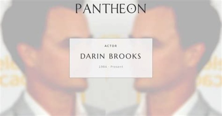 Darin Brooks Biography